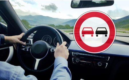 Trafikte Güvenlik İçin Öndeki Aracı Geçme Kuralları ve Yasaklı Bölgeler
